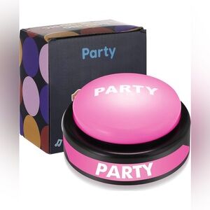 Pink and Black 30 Second Party Button 🎉NEW!!